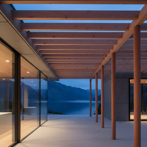 pilastro in legno 1