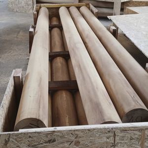 pilastro in legno esotico 1