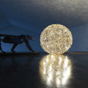 lampada da pavimento / design originale / in alluminio / LED