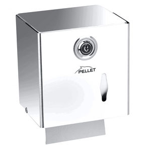 distributore di carta igienica da parete / in acciaio inox