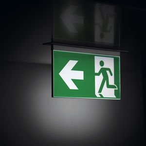 illuminazione di emergenza da soffitto