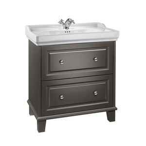 mobile lavabo da appoggio / in MDF / moderno / con cassetti