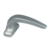 maniglia per porta / in alluminio / in acciaio inox / in acciaio galvanizzato