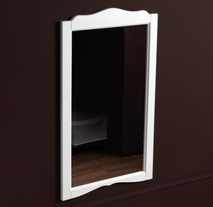 specchio da bagno a muro / classico / rettangolare / in noce