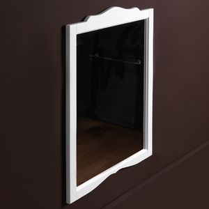 specchio da bagno a muro / classico / rettangolare / in noce