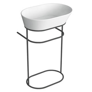 supporto per lavabo in metallo