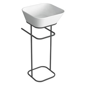 supporto per lavabo in metallo