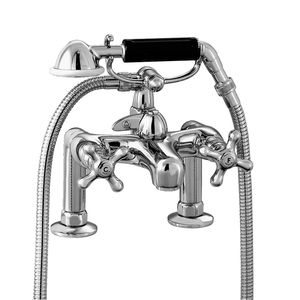 miscelatore doppio comando per doccia / per vasca / da parete / da bancone