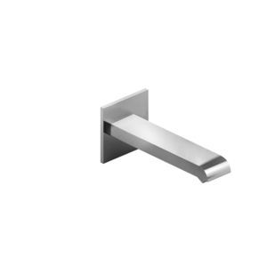 bocca per lavabo in metallo cromato 1