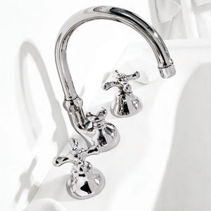 miscelatore doppio comando per lavabo