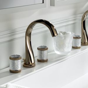 miscelatore doppio comando per lavabo