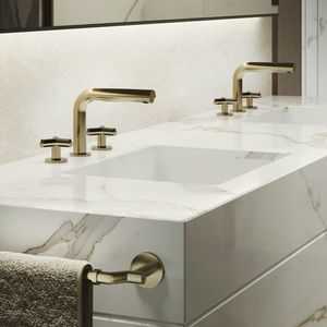 miscelatore doppio comando per lavabo