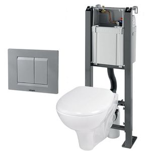 staffa di fissaggio per WC sospeso / con serbatoio dello sciacquone