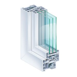 profilato per finestra in PVC