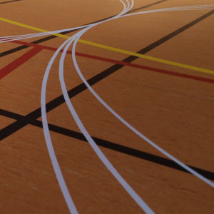 pavimentazione sportiva in linoleum / da interno / per sale polivalenti