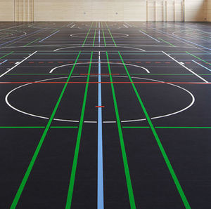 pavimentazione sportiva in linoleum / da interno / per sale polivalenti