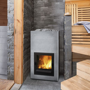 stufa per sauna contemporanea