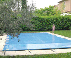protezione per piscina a barre