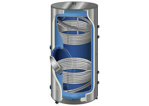 boiler per acqua calda a pavimento