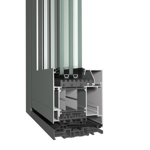 profilato per porte in alluminio