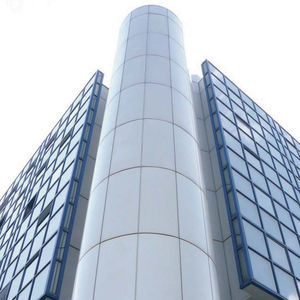 facciata ventilata in alluminio anodizzato 1