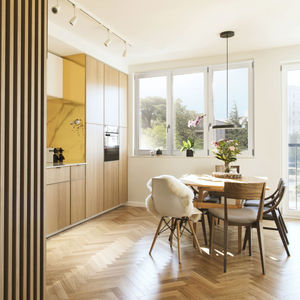finestra in rovere