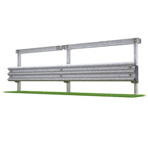 barriera stradale in acciaio galvanizzato