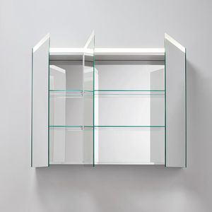 mobile pensile per bagno con specchio con illuminazione integrata
