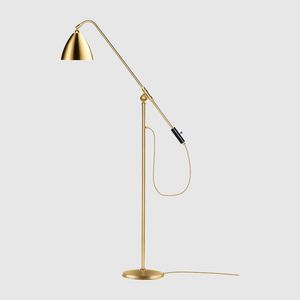 lampada da pavimento / moderna / in ottone / regolabile