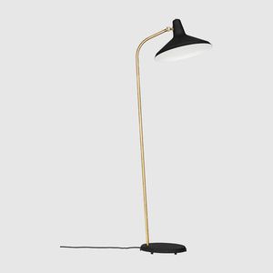 lampada da terra / in stile / in ottone lucidato / alogena