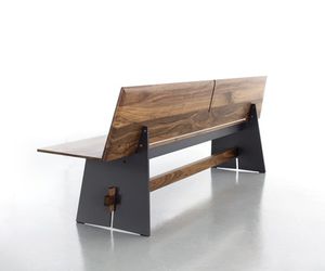 panca da giardino contemporanea