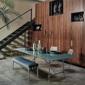 tavolo da pranzo design minimalista