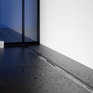 canaletta per doccia in acciaio inossidabile spazzolato