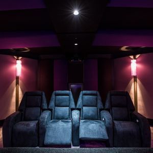 poltrona per cinema in tessuto