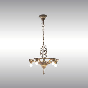 lampadario in stile Art Decó
