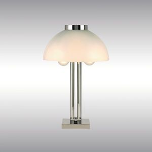 lampada da tavolo / classica / in vetro / in nichel