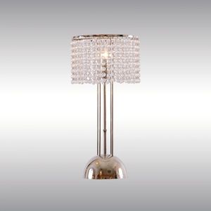 lampada da tavolo / classica / in cristallo / in ottone