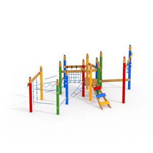 struttura d'arrampicata per parco giochi