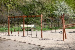 rete da arrampicata per parco giochi