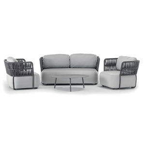 set lounge da giardino contemporaneo 1