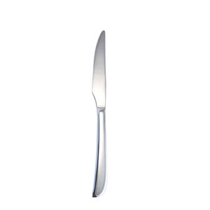 coltello da bistecca con manico in acciaio inossidabile