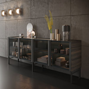 credenza con alzata contemporanea 1