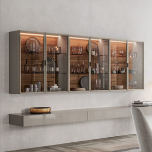 credenza con alzata contemporanea