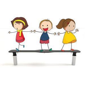 trave d'equilibrio per parco giochi