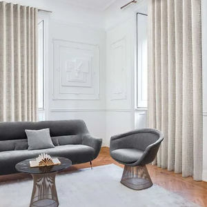 tendina voile con motivi geometrici