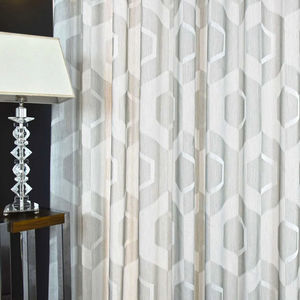 tendina voile con motivi geometrici 1