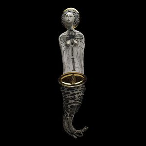 scultura in oro