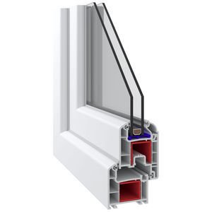 profilato per finestra in PVC