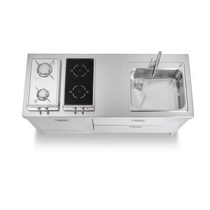 cucina in acciaio inox