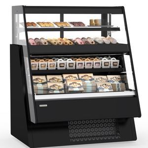 vetrina refrigerata con scaffali